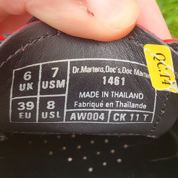 Dr Martens 1461 Oxford satchel red - Picture 4 of 6